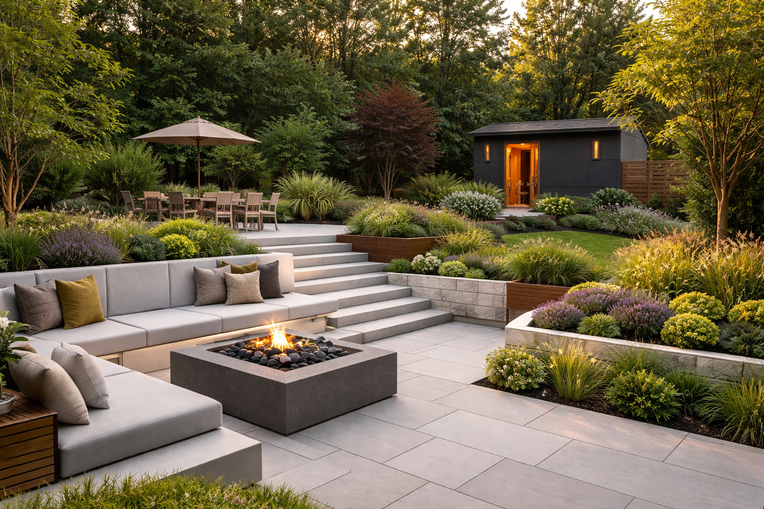 Finished landscape project