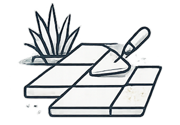 Paving and hardscaping icon